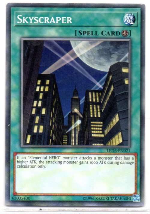 Yu-Gi-Oh! - Skyscraper - Common - Legendary Duelists: Magical Hero (LED6-EN021)