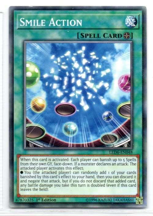 Yu-Gi-Oh! - Smile Action - 1st Ed/Common - Legendary Duelists: Magical Hero (LED6-EN048)