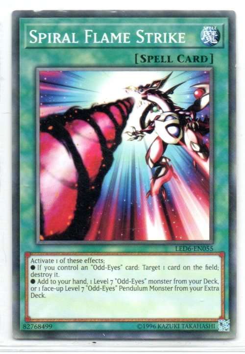 Yu-Gi-Oh! - Spiral Flame Strike - Common - Legendary Duelists: Magical Hero (LED6-EN055)