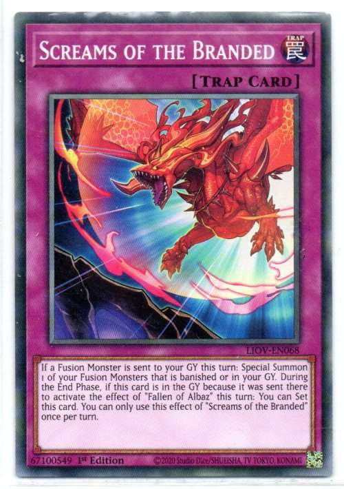 Yu-Gi-Oh! - Screams of the Branded - 1st Ed/Common - Lightning Overdrive (LIOV-EN068)