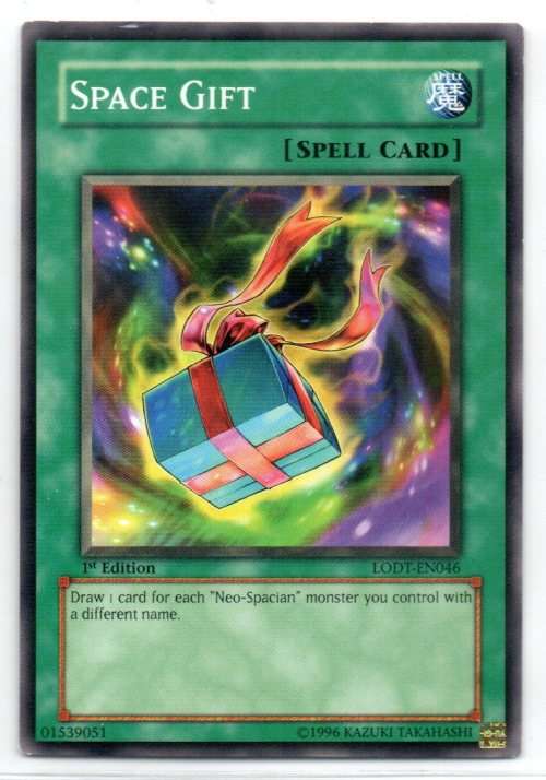 Yu-Gi-Oh! - Space Gift - 1st Ed/Common - Light of Destruction (LODT-EN046)