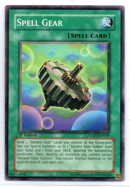 Yu-Gi-Oh! - Spell Gear - 1st Ed/Common - Light of Destruction (LODT-EN049)