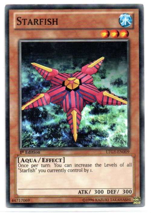 Yu-Gi-Oh! - Starfish - 1st Ed/Commmon - Lord of the Tachyon Galaxy (LTGY-EN009)