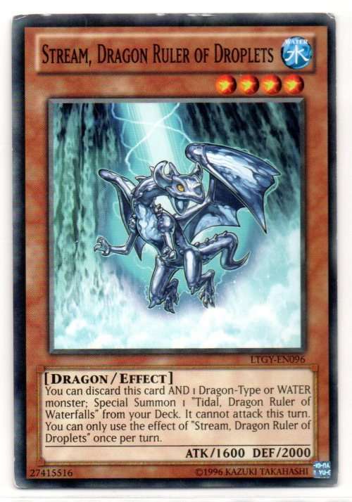 Yu-Gi-Oh! - Stream, Dragon Ruler of Droplets - Common - Lord of the Tachyon Galaxy (LTGY-EN096)