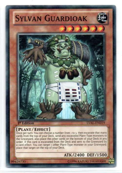 Yu-Gi-Oh! - Sylvan Guardioak - 1st Ed/Common - Legacy of the Valiant (LVAL-EN019)