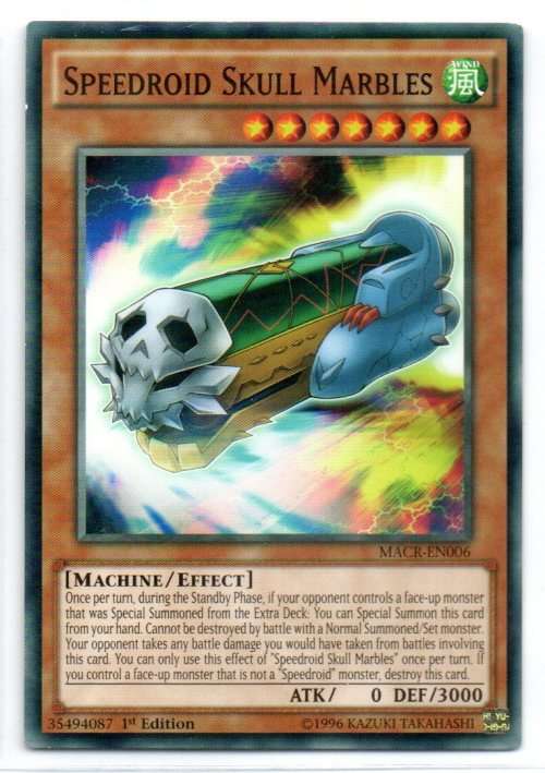 Yu-Gi-Oh! - Speedroid Skull Marbles - 1st Ed/Common - Maximum Crisis (MACR-EN006)