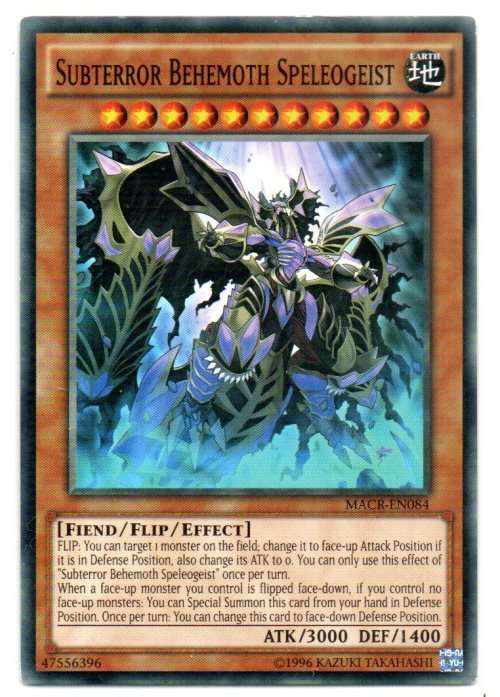 Yu-Gi-Oh! - Subterror Behemoth Speleogeist - Common - Maximum Crisis (MACR-EN084)