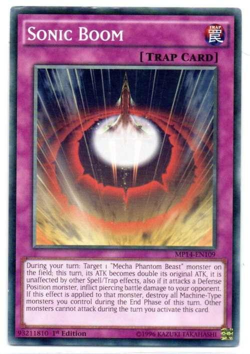 Yu-Gi-Oh! - Sonic Boom - 1st Ed/Common - 2014 Mega-Tin Mega Pack (MP14-EN109)
