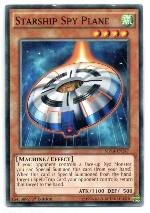 Yu-Gi-Oh! - Starship Spy Plane - 1st Ed/Common - 2014 Mega-Tin Mega Pack (MP14-EN247)