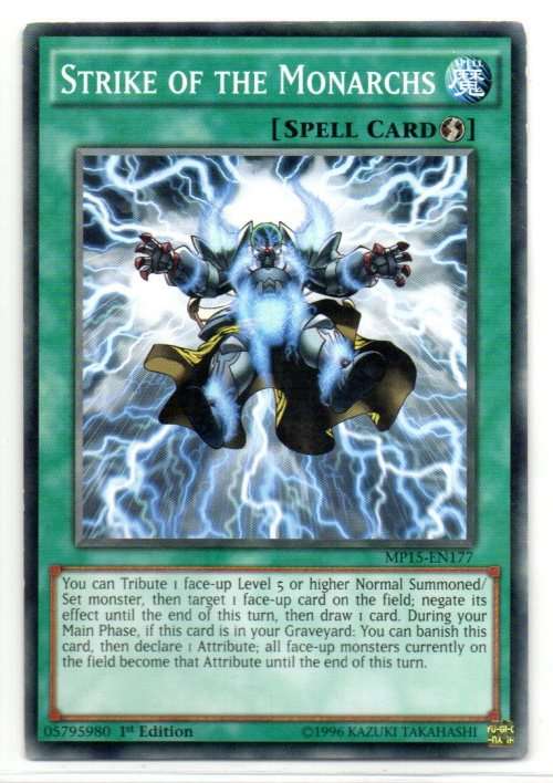 Yu-Gi-Oh! - Strike of the Monarchs - 1st Ed/Common - 2015 Mega-Tin Mega Pack (MP15-EN177)