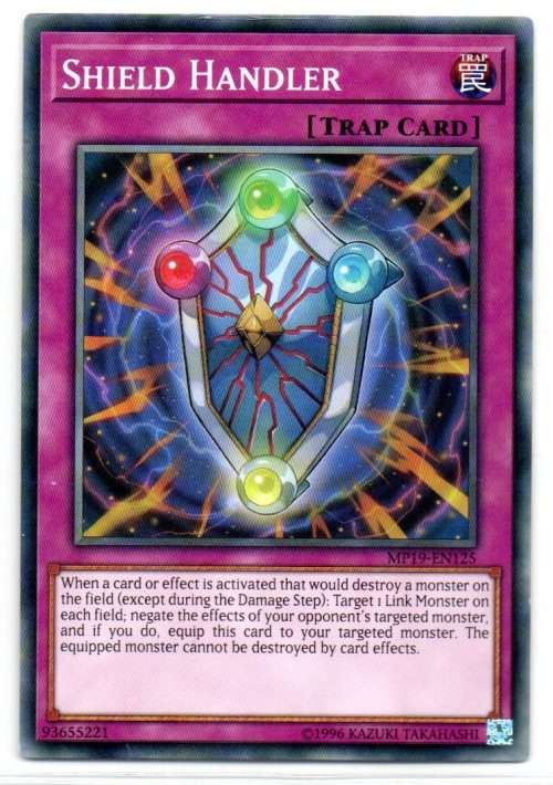 Yu-Gi-Oh! - Shield Handler - Common - 2019 Gold Sarcophagus Tin Mega Pack (MP19-EN125)