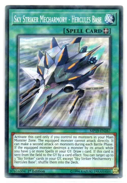 Yu-Gi-Oh! - Sky Striker Mecharmory - Hercules Base - 1st Ed/Common - 2019 Gold Sarcophagus Tin Mega