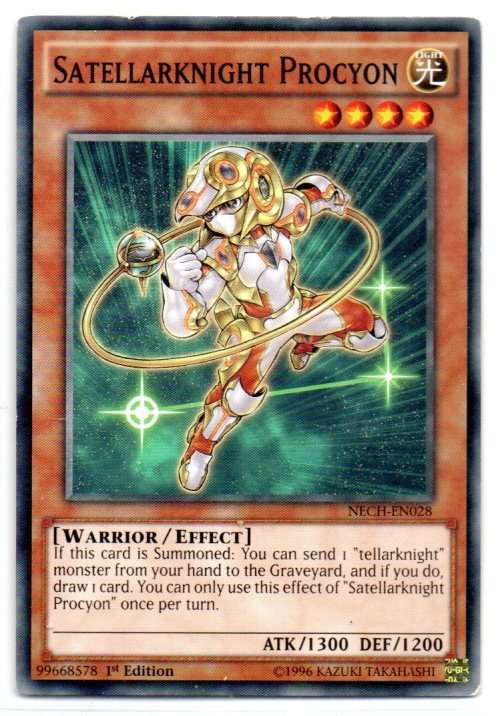 Yu-Gi-Oh! - Satellarknight Procyon - 1st Ed/Common - The New Challengers (NECH-EN028)