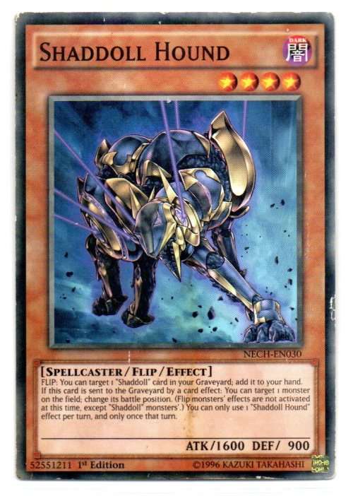 Yu-Gi-Oh! - Shaddoll Hound - 1st Ed/Common - The New Challengers (NECH-EN030)