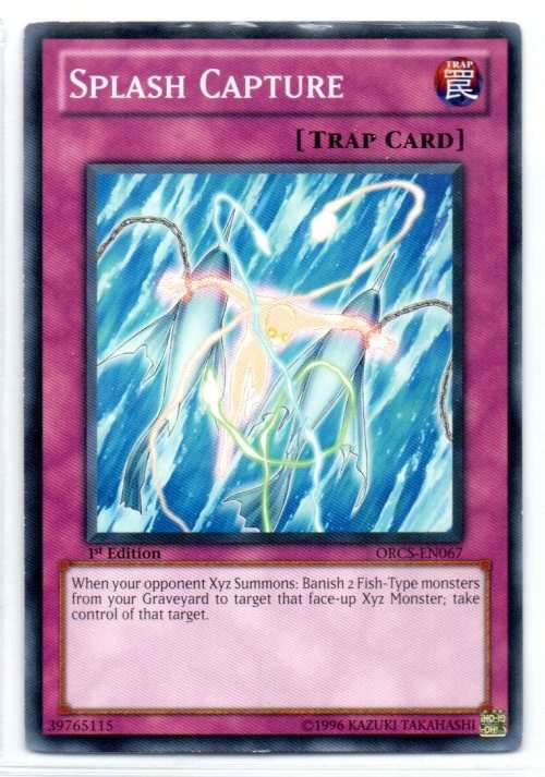 Yu-Gi-Oh! - Splash Capture - 1st Ed/Common - Order of Chaos (ORCS-EN067)