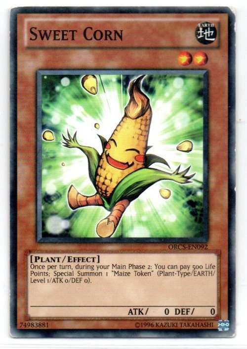 Yu-Gi-Oh! - Sweet Corn - Common - Order of Chaos (ORCS-EN092)