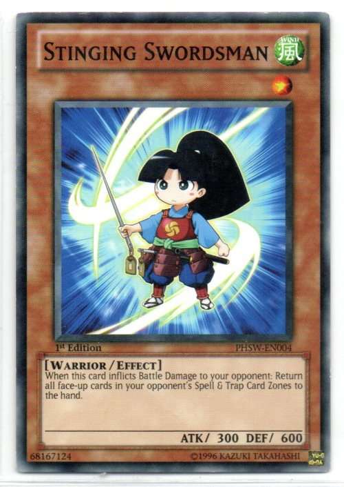 Yu-Gi-Oh! - Stinging Swordsman - 1st Ed/Common - Photon Shockwave (PHSW-EN004)