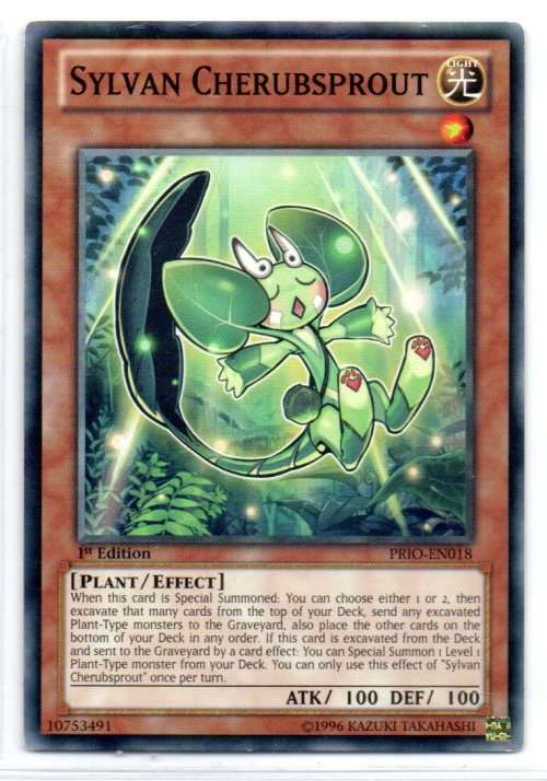 Yu-Gi-Oh! - Sylvan Cherubsprout - 1st Ed/Common - Primal Origin (PRIO-EN018)