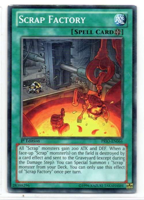 Yu-Gi-Oh! - Scrap Factory - 1st Ed/Common - Primal Origin (PRIO-EN066)