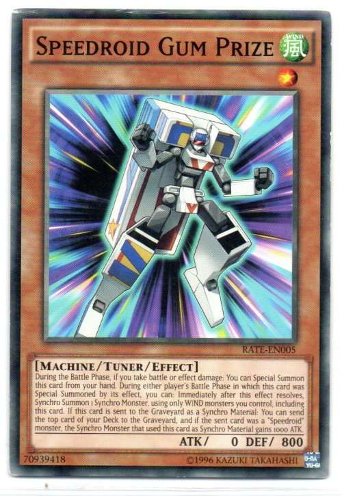 Yu-Gi-Oh! - Speedroid Gum Prize - Common - Raging Tempest (RATE-EN005)