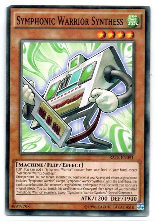 Yu-Gi-Oh! - Symphonic Warrior Synthess - Common - Raging Tempest (RATE-EN091)