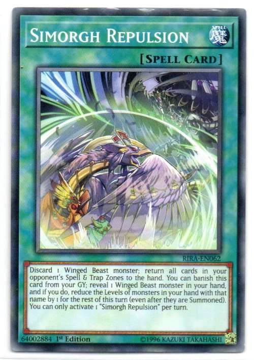 Yu-Gi-Oh! - Simorgh Onslaught - 1st Ed/Common - Rising Rampage (RIRA-EN061)