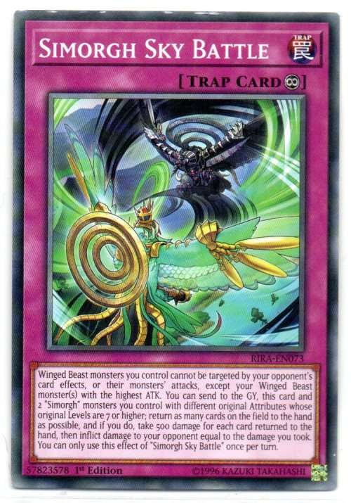 Yu-Gi-Oh! - Simorgh Sky Battle - 1st Ed/Common - Rising Rampage (RIRA-EN073)