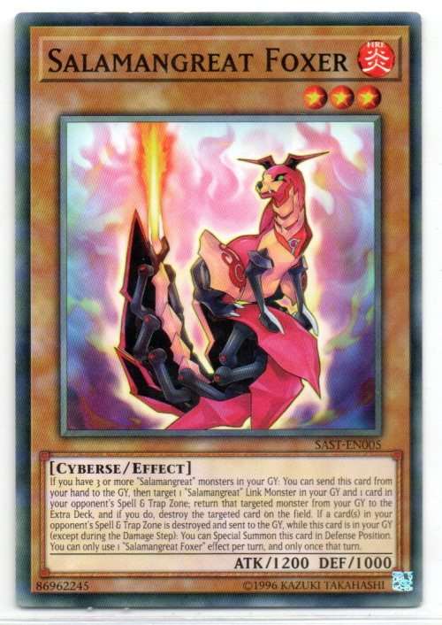 Yu-Gi-Oh! - Salamangreat Foxer - Common - Savage Strike (SAST-EN005)
