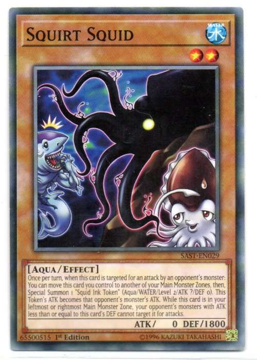 Yu-Gi-Oh! - Squirt Squid - 1st Ed/Common - Savage Strike (SAST-EN029)