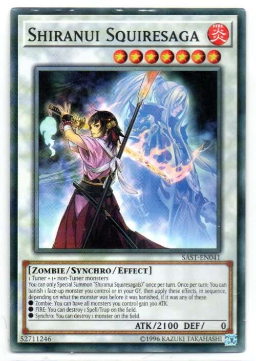 Yu-Gi-Oh! - Shiranui Squiresaga - Common - Savage Strike (SAST-EN041)