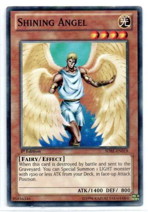 Yu-Gi-Oh! - Shining Angel - 1st Ed/Common - Saga of Blue-Eyes White Dragon Structure Deck (SDBE-EN01