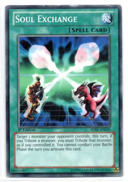 Yu-Gi-Oh! - Soul Exchange - 1st Ed/Common - Saga of Blue-Eyes White Dragon Structure Deck (SDBE-EN03