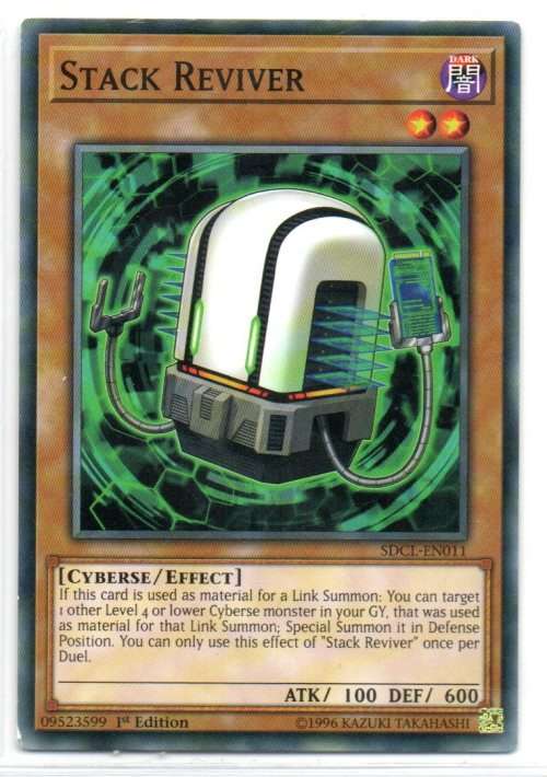 Yu-Gi-Oh! - Stack Reviver - 1st Ed/Common - Structure Deck: Cyberse Link (SDCL-EN011)
