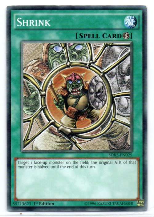 Yu-Gi-Oh! - Shrink - 1st Ed/Common - Structure Deck: Seto Kaiba (SDKS-EN025)