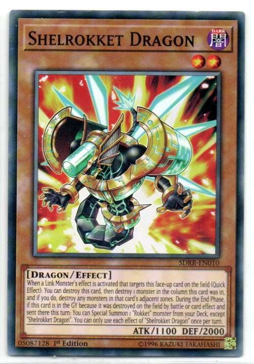 Yu-Gi-Oh! - Shelrokket Dragon - 1st Ed/Common - Structure Deck: Rokket Revolt (SDRR-EN010)