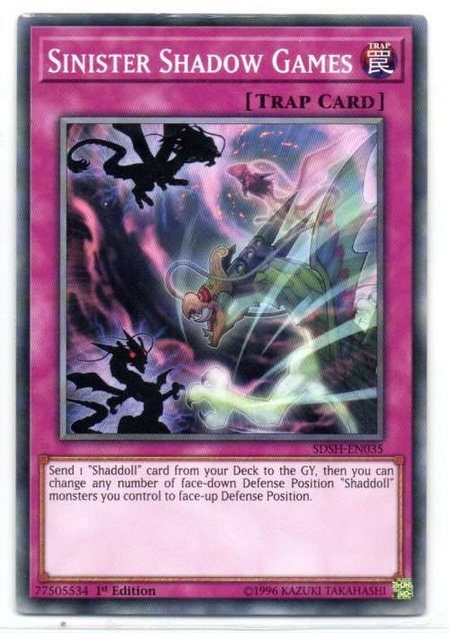 Yu-Gi-Oh! - Sinister Shadow Games - 1st Ed/Common - Structure Deck: Shaddoll Showdown (SDSH-EN035)