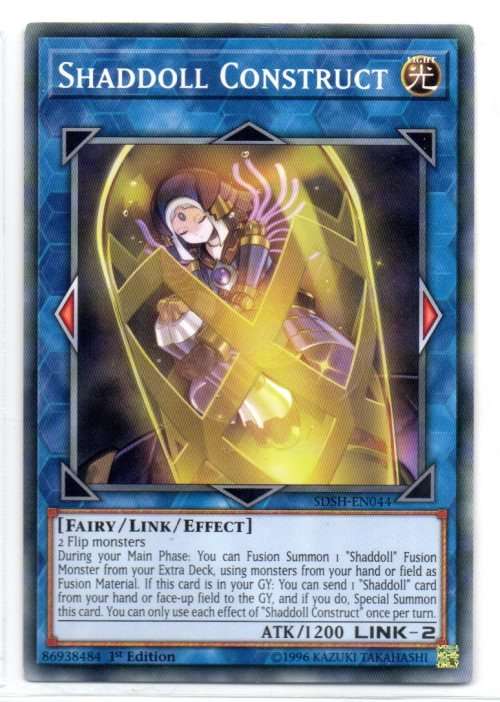 Yu-Gi-Oh! - Shaddoll Construct - 1st Ed/Common - Structure Deck: Shaddoll Showdown (SDSH-EN044)