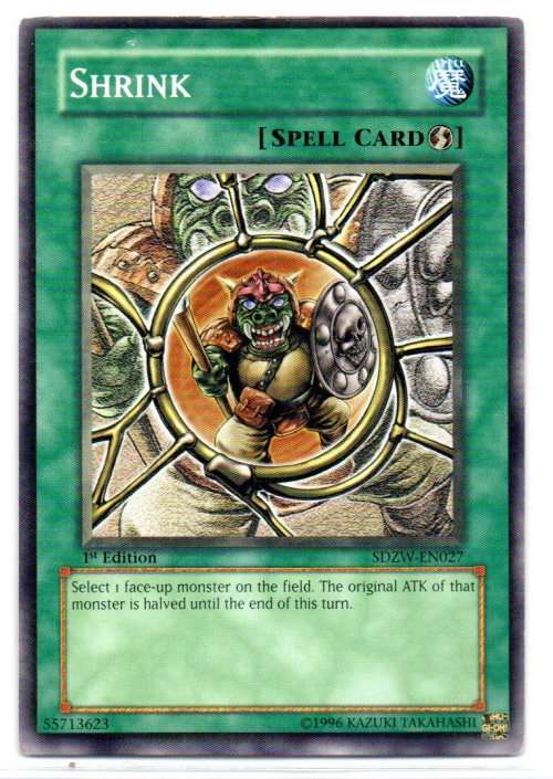 Yu-Gi-Oh! - Shrink - 1st Ed/Common - Zombie World Structure Deck (SDZW-EN027)