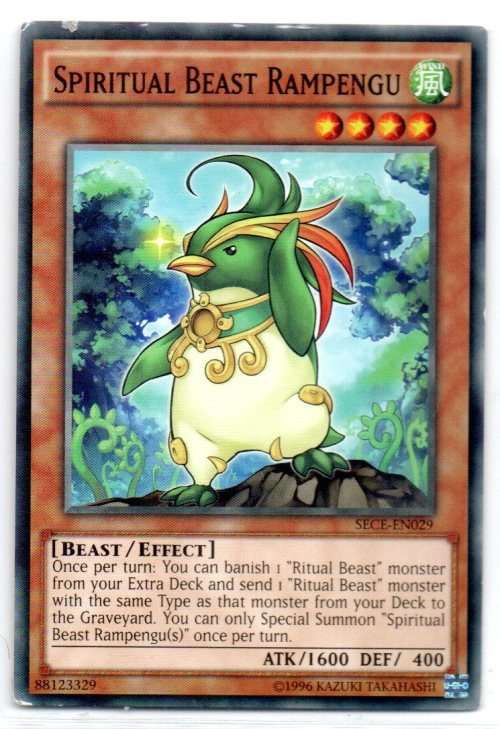 Yu-Gi-Oh! - Spiritual Beast Rampengu - Common - Secrets of Eternity (SECE-EN029)