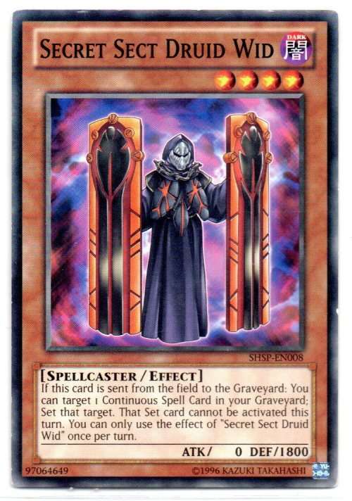 Yu-Gi-Oh! - Secret Sect Druid Wid - Common - Shadow Specters (SHSP-EN008)