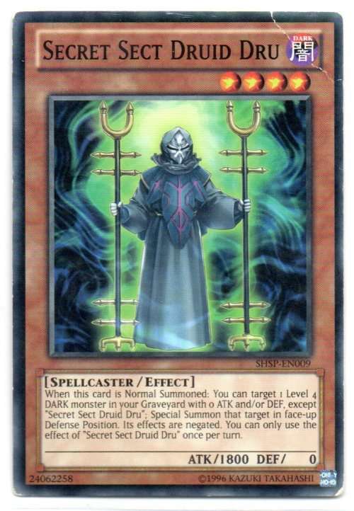 Yu-Gi-Oh! - Secret Sect Druid Dru - Common - Shadow Specters (SHSP-EN009)