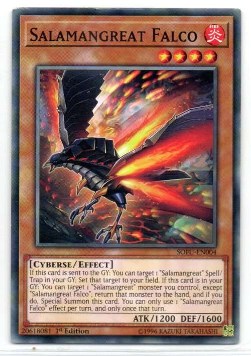 Yu-Gi-Oh! - Salamangreat Falco - 1st Ed/Common - Soul Fusion (SOFU-EN004)