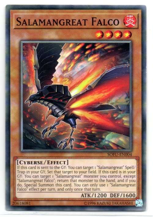 Yu-Gi-Oh! - Salamangreat Falco - Common - Soul Fusion (SOFU-EN004)