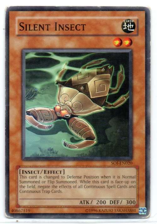 Yu-Gi-Oh! - Silent Insect - Common - Shadow of Infinity (SOI-EN020)