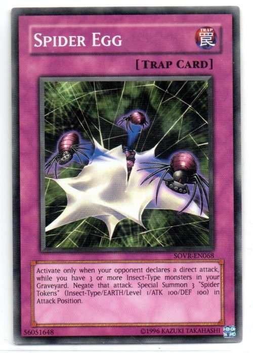Yu-Gi-Oh! - Spider Egg - Common - Stardust Overdrive (SOVR-EN068)