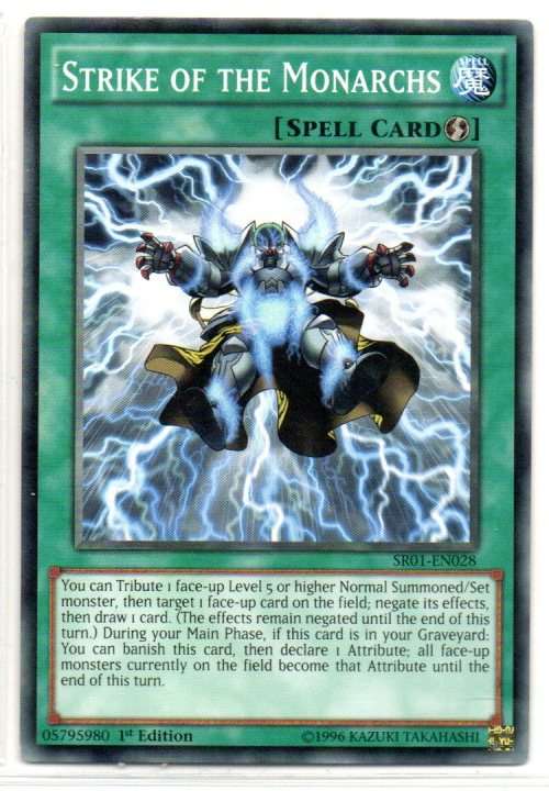 Yu-Gi-Oh! - Strike of the Monarchs - 1st Ed/Common - Emperor of Darkness Structure Deck (SR01-EN028)