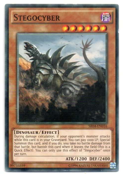 Yu-Gi-Oh! - Stegocyber - Common - Dinosmasher`s Fury Structure Deck (SR04-EN016)