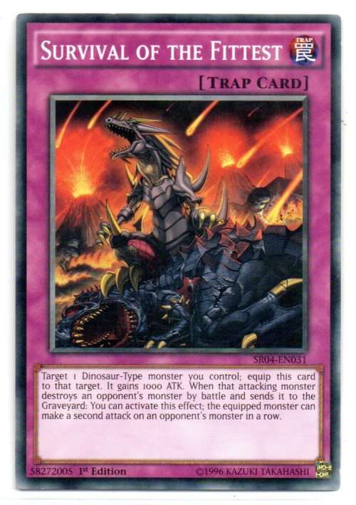 Yu-Gi-Oh! - Survival of the Fittest - 1st Ed/Common - Dinosmasher`s Fury Structure Deck (SR04-EN031)
