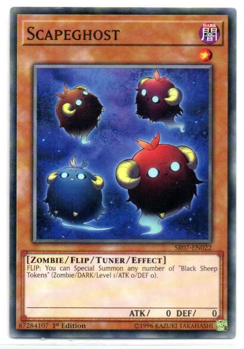 Yu-Gi-Oh! - Scapeghost - 1st Ed/Common - Structure Deck: Zombie Horde (SR07-EN022)