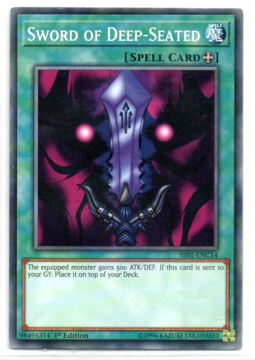 Yu-Gi-Oh! - Sword of Deep-Seated - 1st Ed/Common - Speed Duel Starter Decks: Destiny Masters (SS01-E